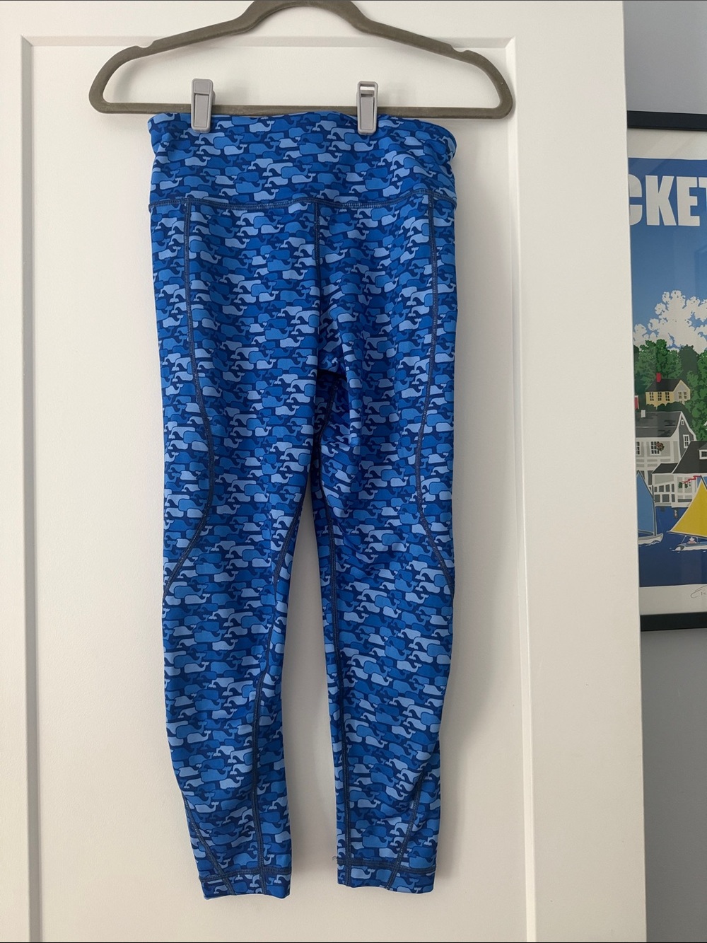 Vineyard Vines Blue Camo Kids Leggings